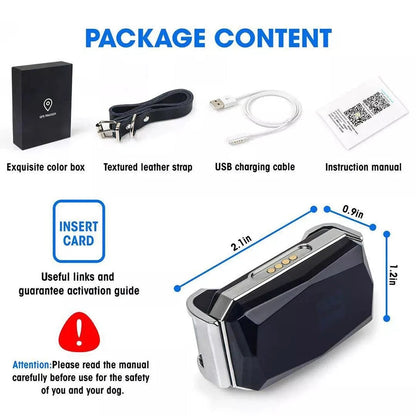 Accurate Pet GPS Tracker Collar for Dogs Cats Easy Use