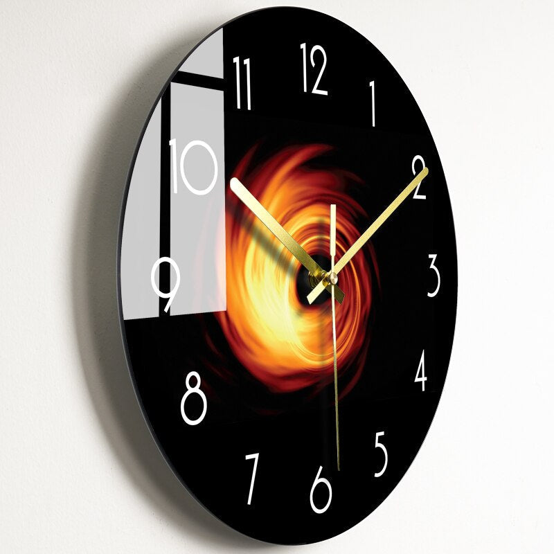 Stylish Glass Wall Clock – Contemporary and Sleek