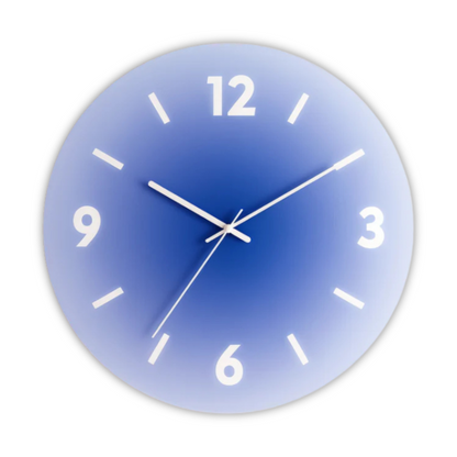 Silent Modern Glass Wall Clock