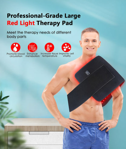 Advanced Red Light Therapy Wrap and Pad Set