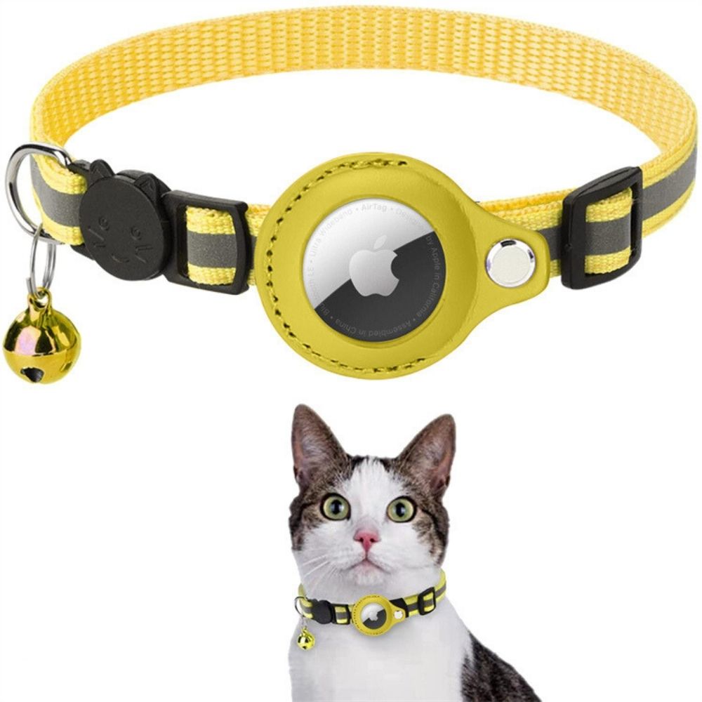 Safety Glow Cat Collar with Fast Release GPS Tracker
