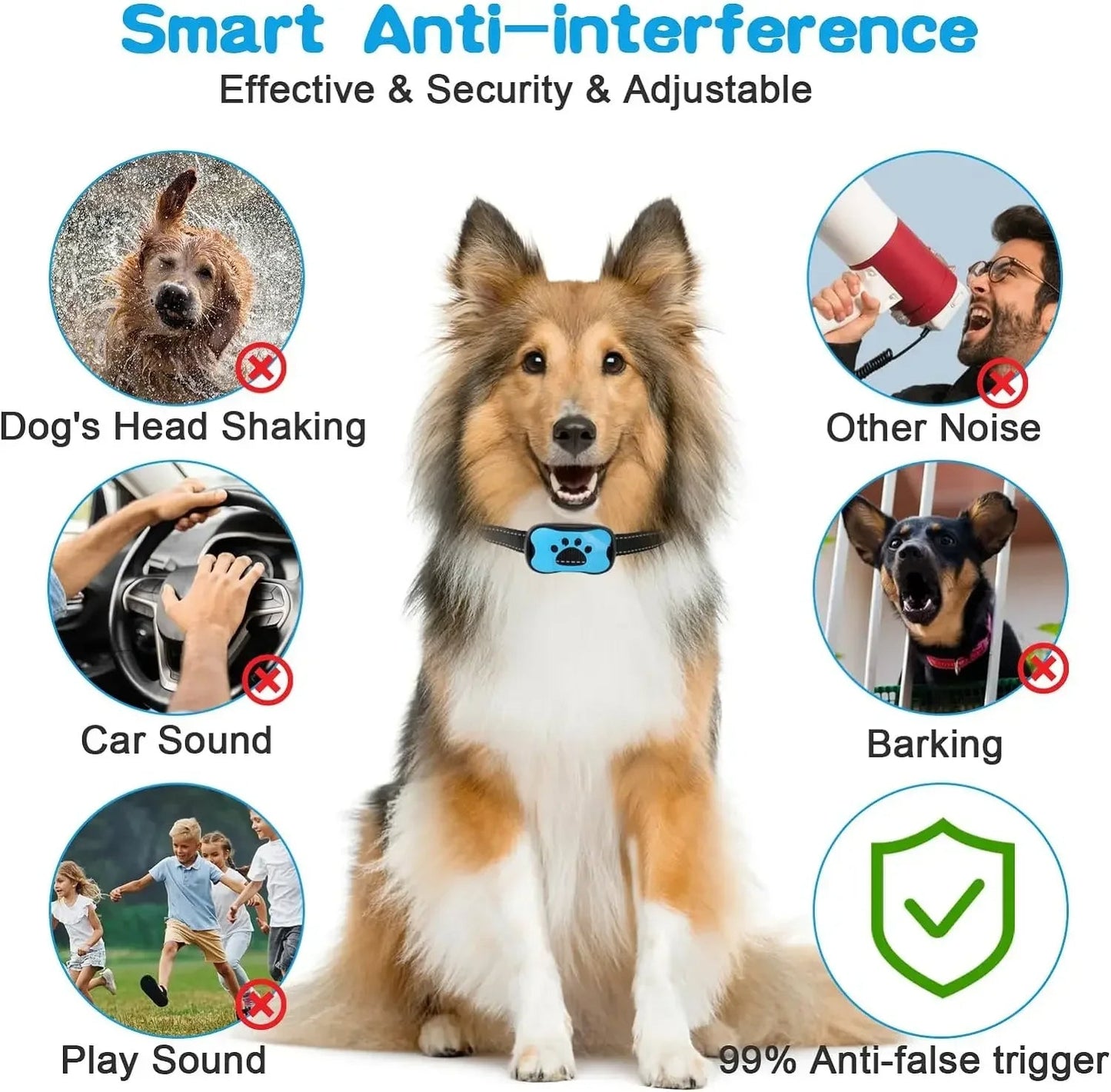 Effective No Bark Vibration Dog Training Collar