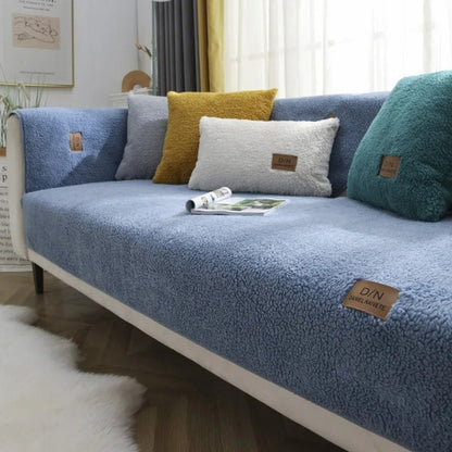 Soft Faux Fur Water Resistant Sofa Bed Slipcover