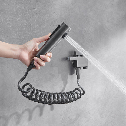 Portable Toilet Bidet Spray Kit With Adjustable Valve