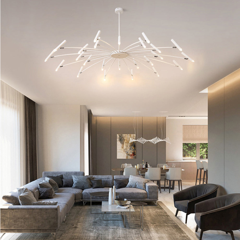 Luxury Gold Black Crystal LED Chandelier Light Fixture