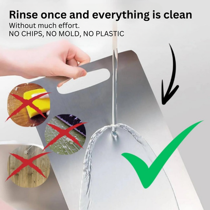 Hygienic Titanium Kitchen Cutting Board, Easy Clean
