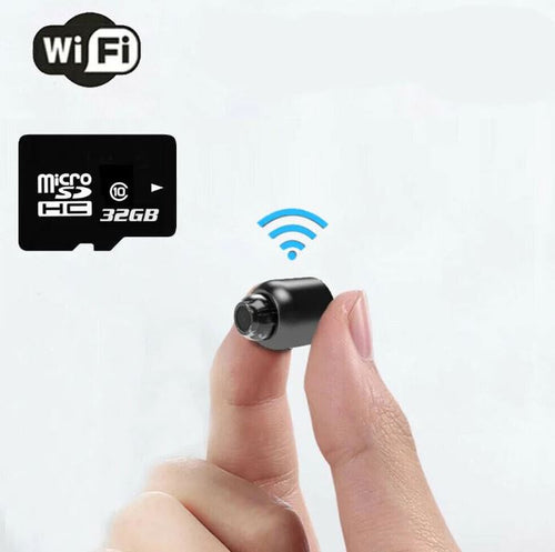 Compact WiFi Security Camera 1080P Night Vision