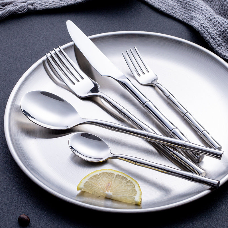 Luxury Metal Stainless Steel Tableware Set - Lusomart