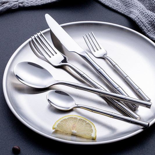 Luxury Metal Stainless Steel Tableware Set - Lusomart