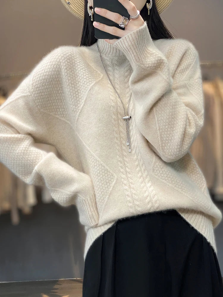 Soft Cashmere Crew Neck Sweater