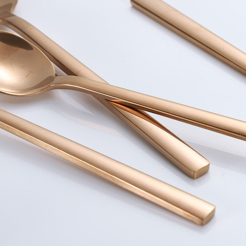 Premium 30pc Stainless Steel Flatware Set for 6