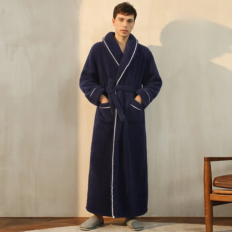 Soft Plush Winter Robe with Adjustable Belt