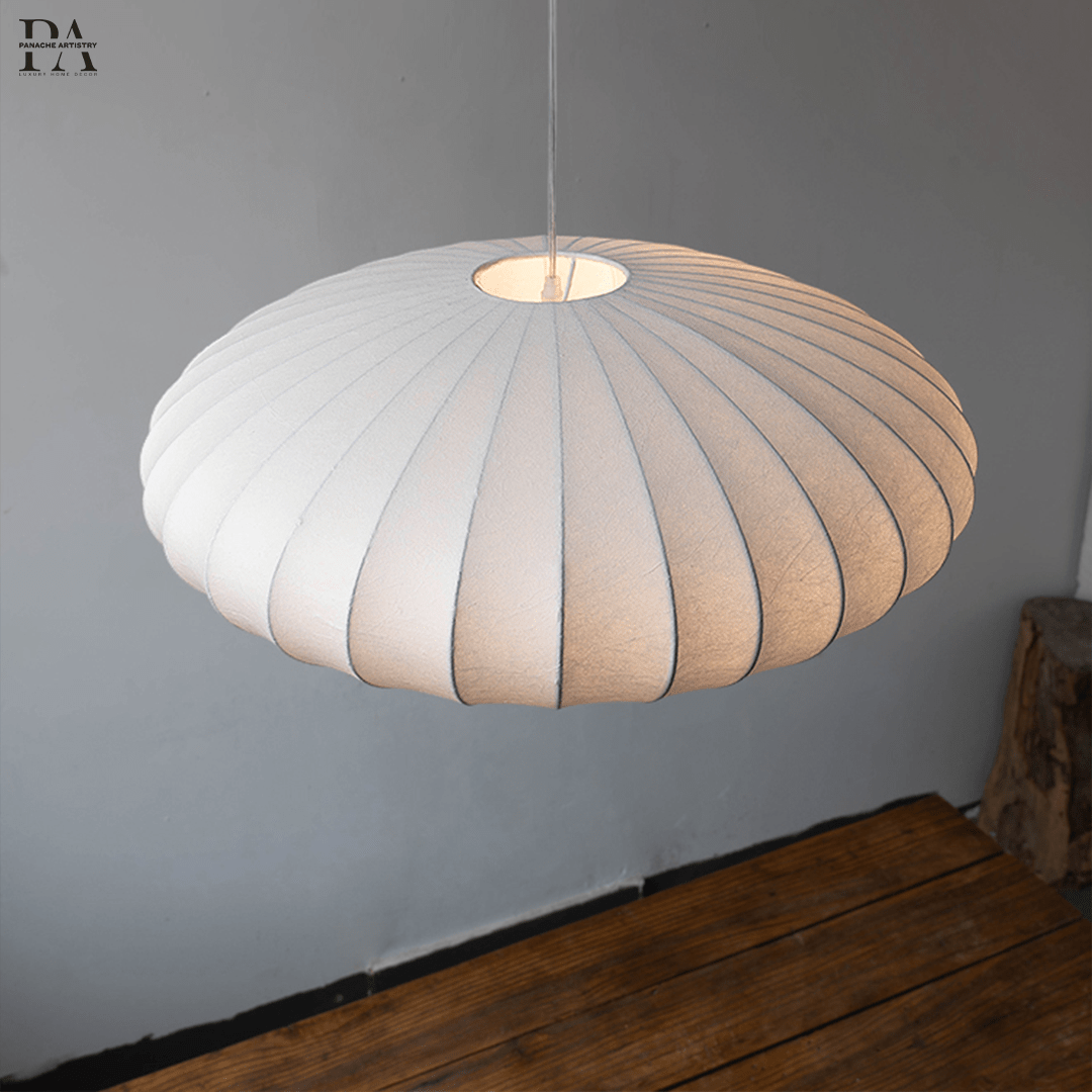 Calming Glass Hanging Lamp