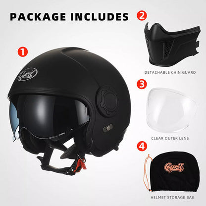 Safety Certified Full Face Modular Motorcycle Helmet