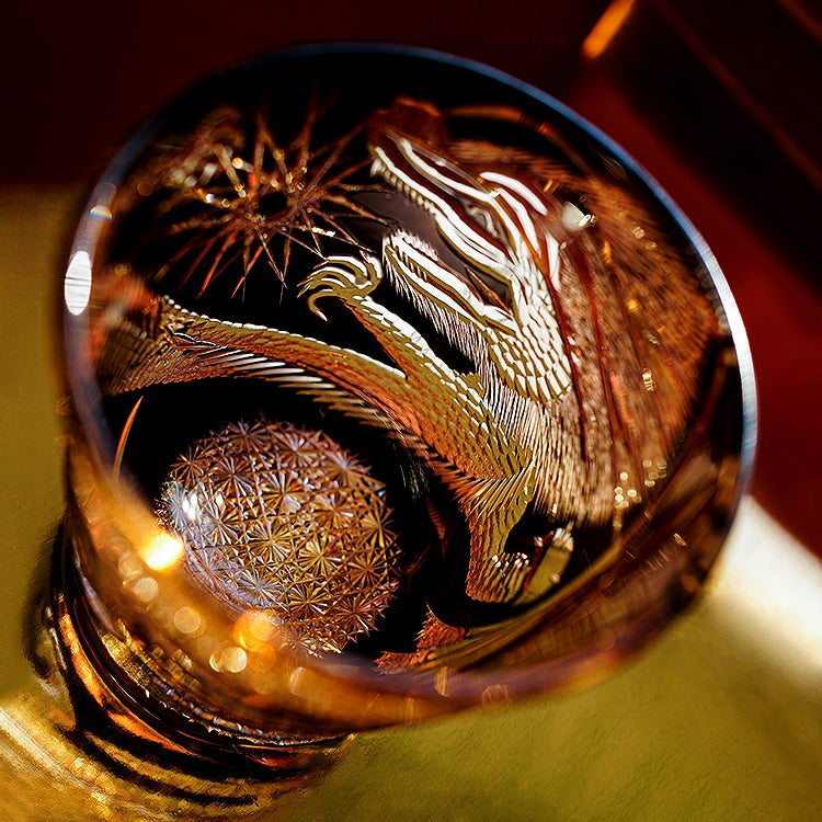 Luxury Handmade Dragon Whisky Glass Gift Set