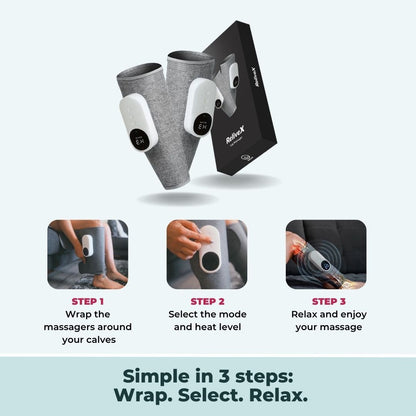 Relaxing 3-In-1 Leg Compression Massager for Home Use