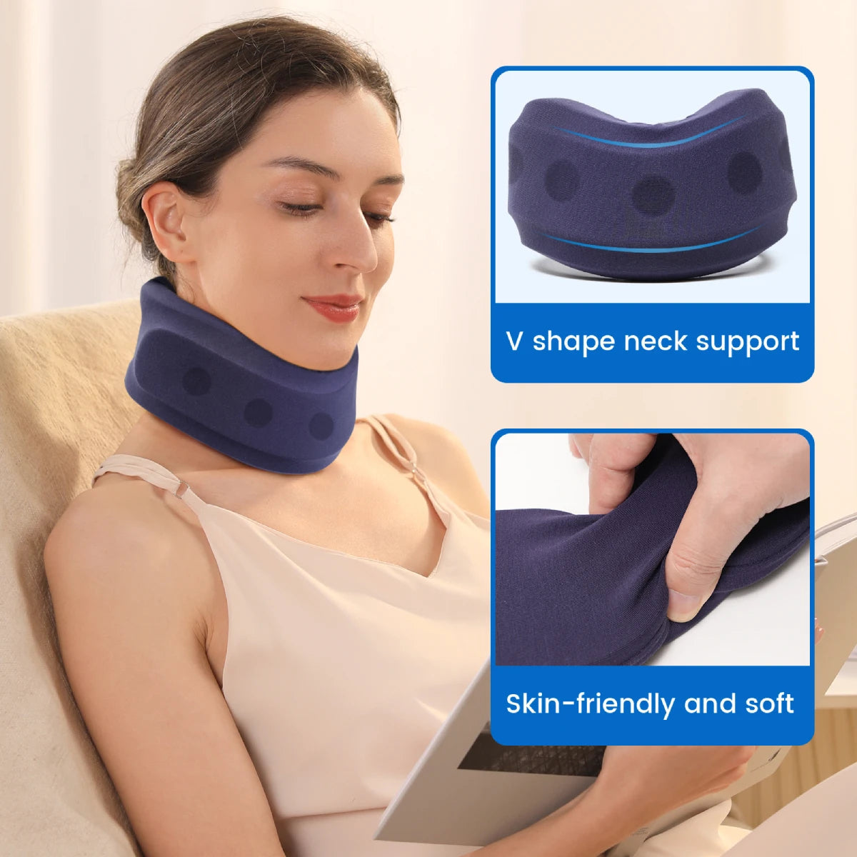 Comfortable Airflow Neck Support Brace For Cervical Relief