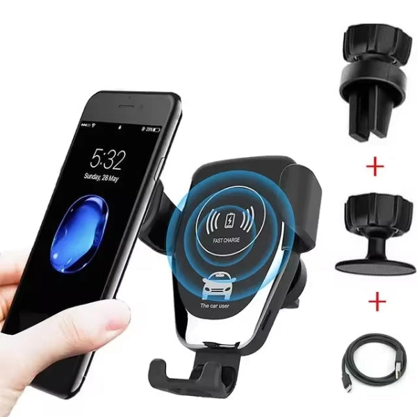 Wireless Car Phone Charger Mount For iPhone 14