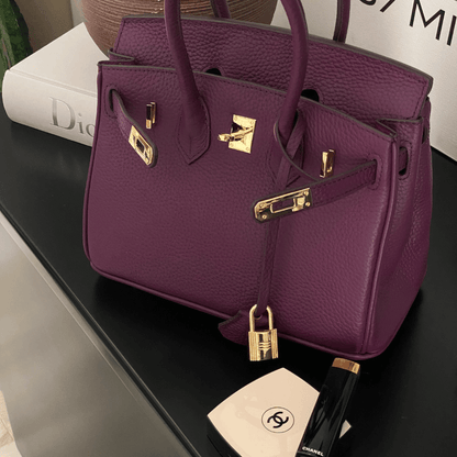 Classic Faux Leather Tote Bag for Daily Use