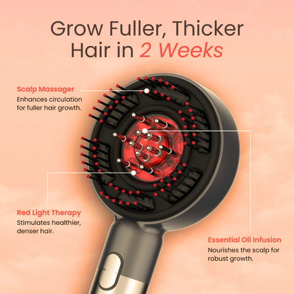 Portable Hair Massager Brush for Relaxing Scalp Care - Lusomart