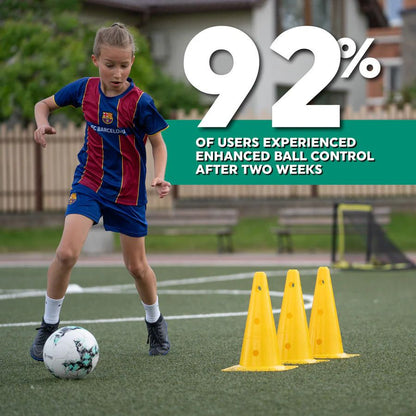 Premium Soccer Practice Mat and Coaching Guide