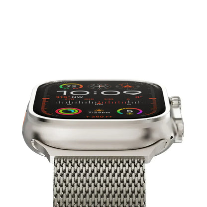 Strong Metal Loop Strap For Apple Watch With Secure Buckle