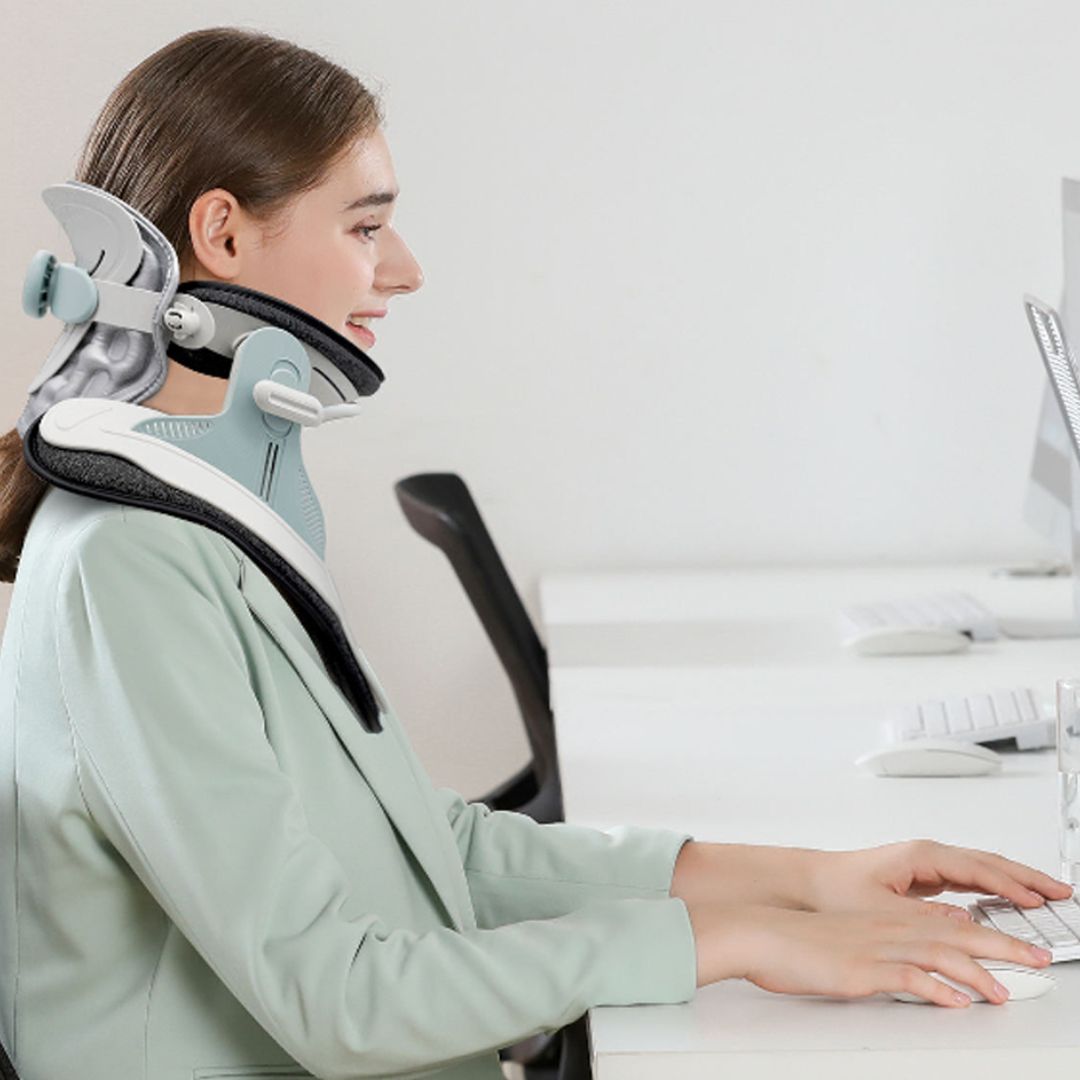 Comfortable Cervical Traction Collar For Neck Pain Relief