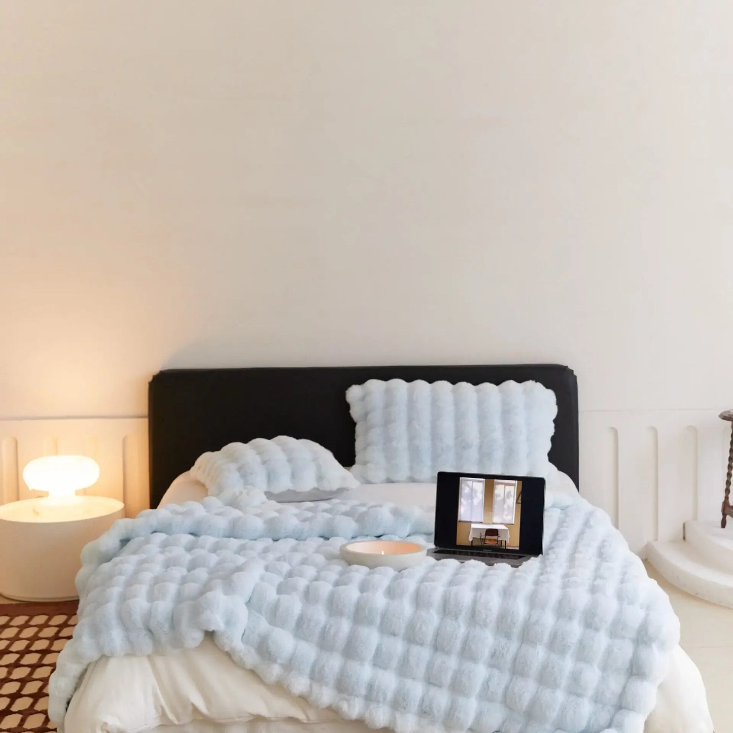 Soft Wool Throw Blanket for Cold Winter Nights