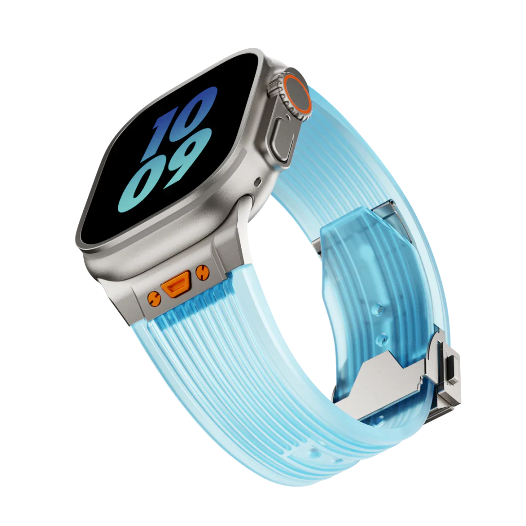 Transparent Soft Apple Watch Silicone Strap