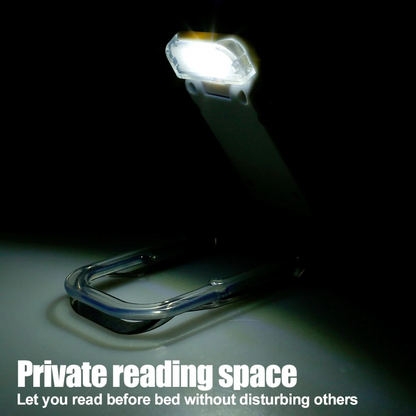 Portable LED Reading Light with USB Rechargeable Clip