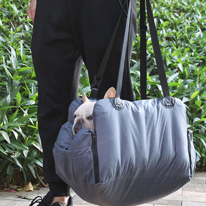 Versatile Pet Car Bed and Carrier Set