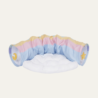 Fun Plush Kitty Play Tunnel