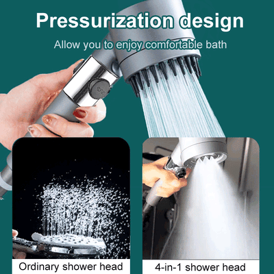Powerful Turbo Showerhead with Extra Strong Water Flow