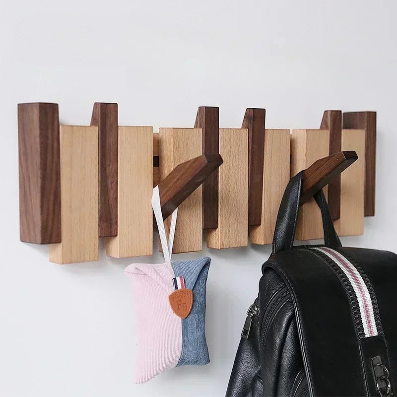 Stylish Wall Mount Coat Rack With Hooks