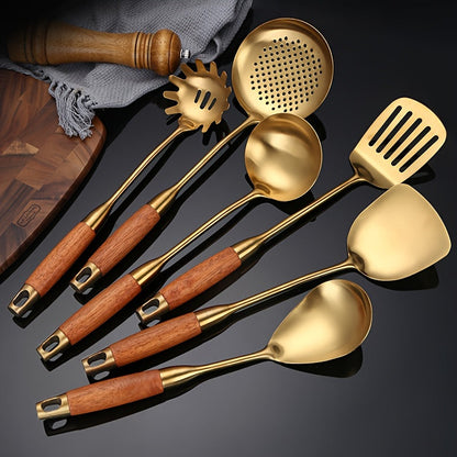 Luxury Silver and Gold Plated Kitchen Tools Set