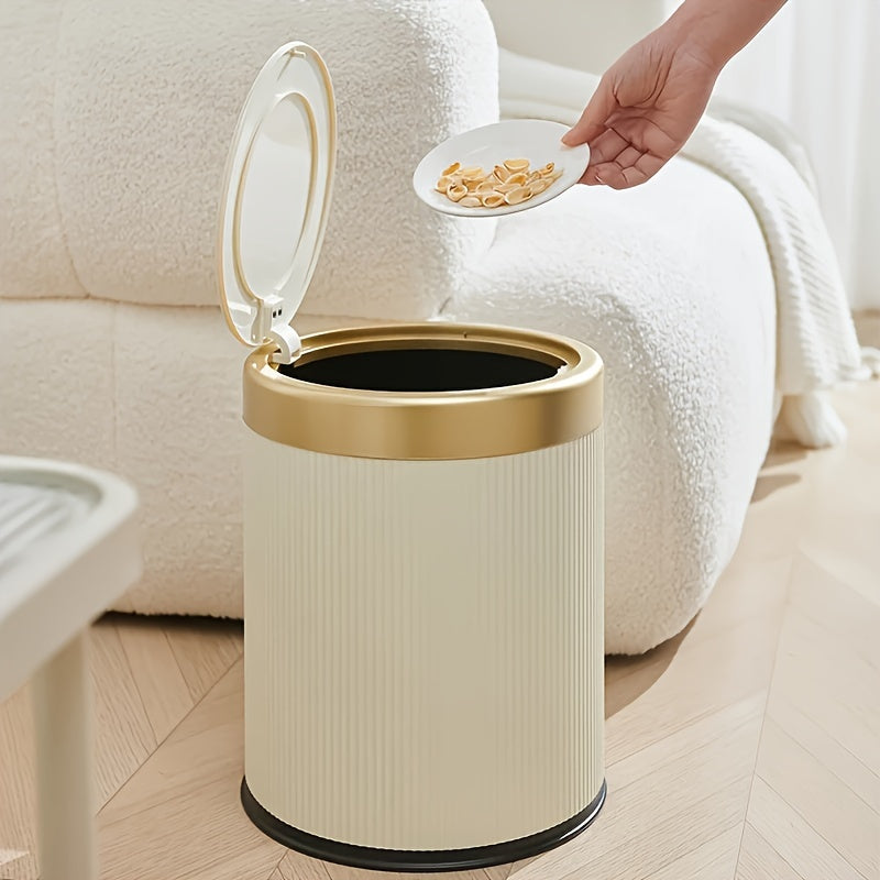 Premium Oval Pedal Bin with Twin Inner Containers