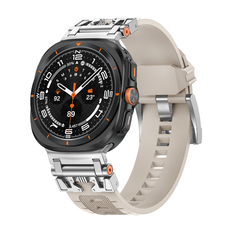Durable Rubber Band for Samsung Watch 7 Ultra