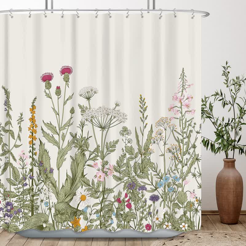 Country Water Resistant Bathroom Curtain - Lusomart