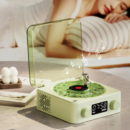 Compact Portable Vintage Bluetooth Wireless Speaker