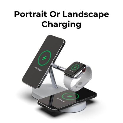 Fast 4-in-1 Wireless Charging Pad for iPhone and Accessories