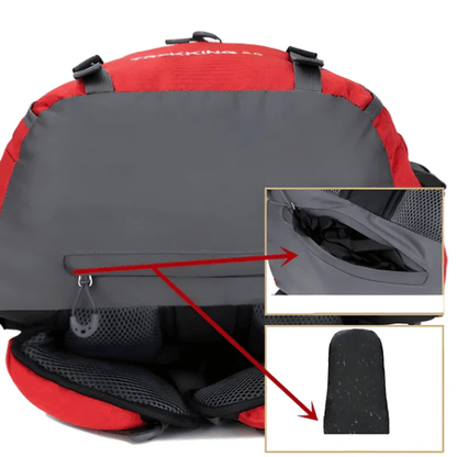 Waterproof 60L Hiking Backpack, Ultra Light, Comfort Fit