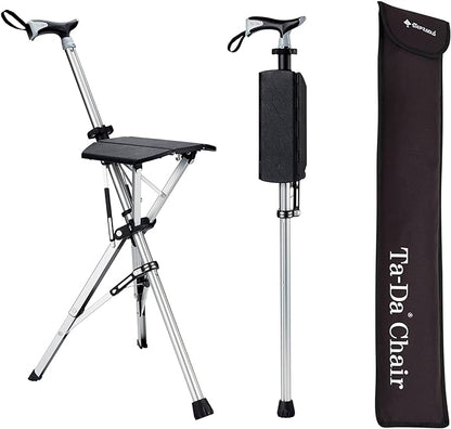 Portable Hiking Staff with Integrated Rest Seat