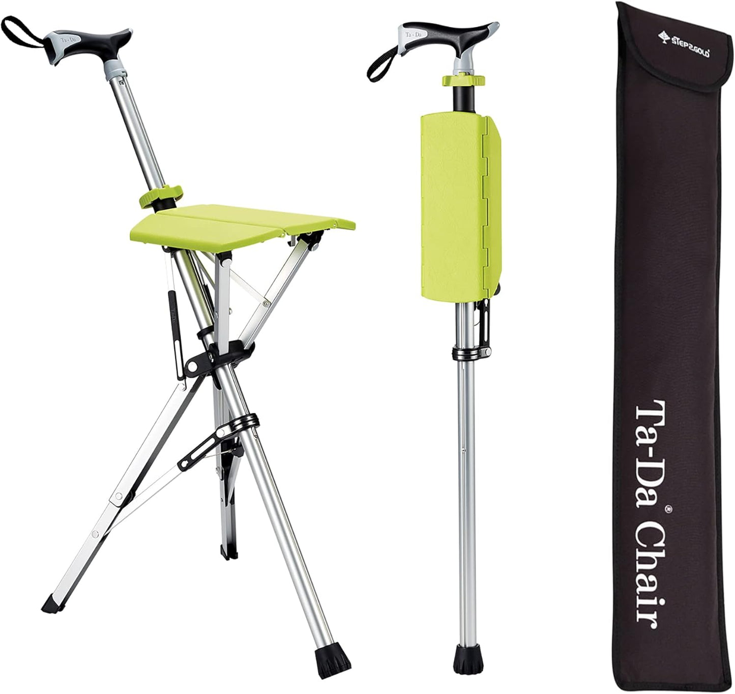 Portable Hiking Staff with Integrated Rest Seat