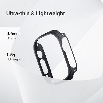 Thin Carbon Fiber Smart Watch Band with Durable Cover