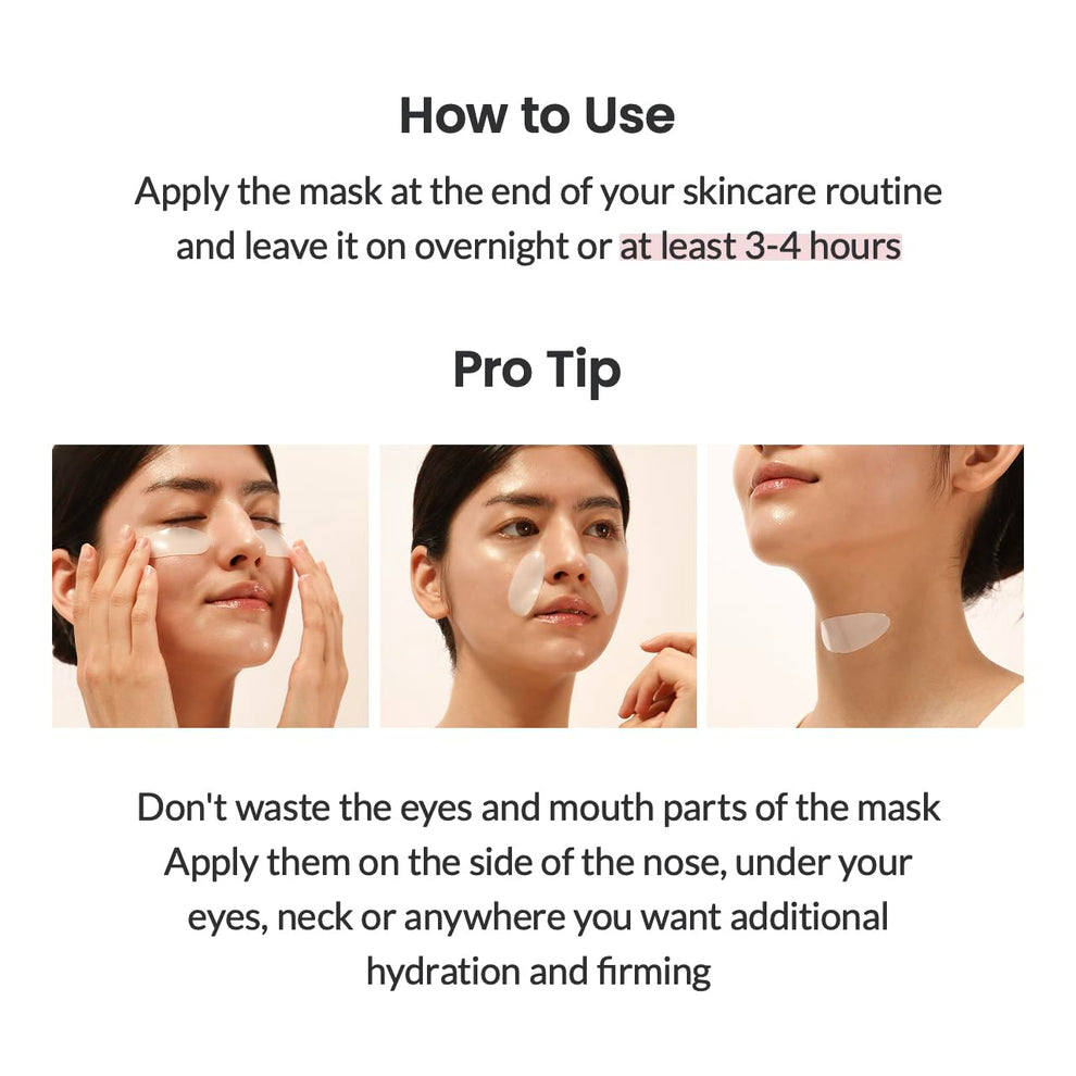 Natural Collagen Face Mask for Daily Hydration Glow