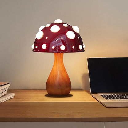 Soft Mushroom Table Lamp For Cozy Bedtime Ambiance