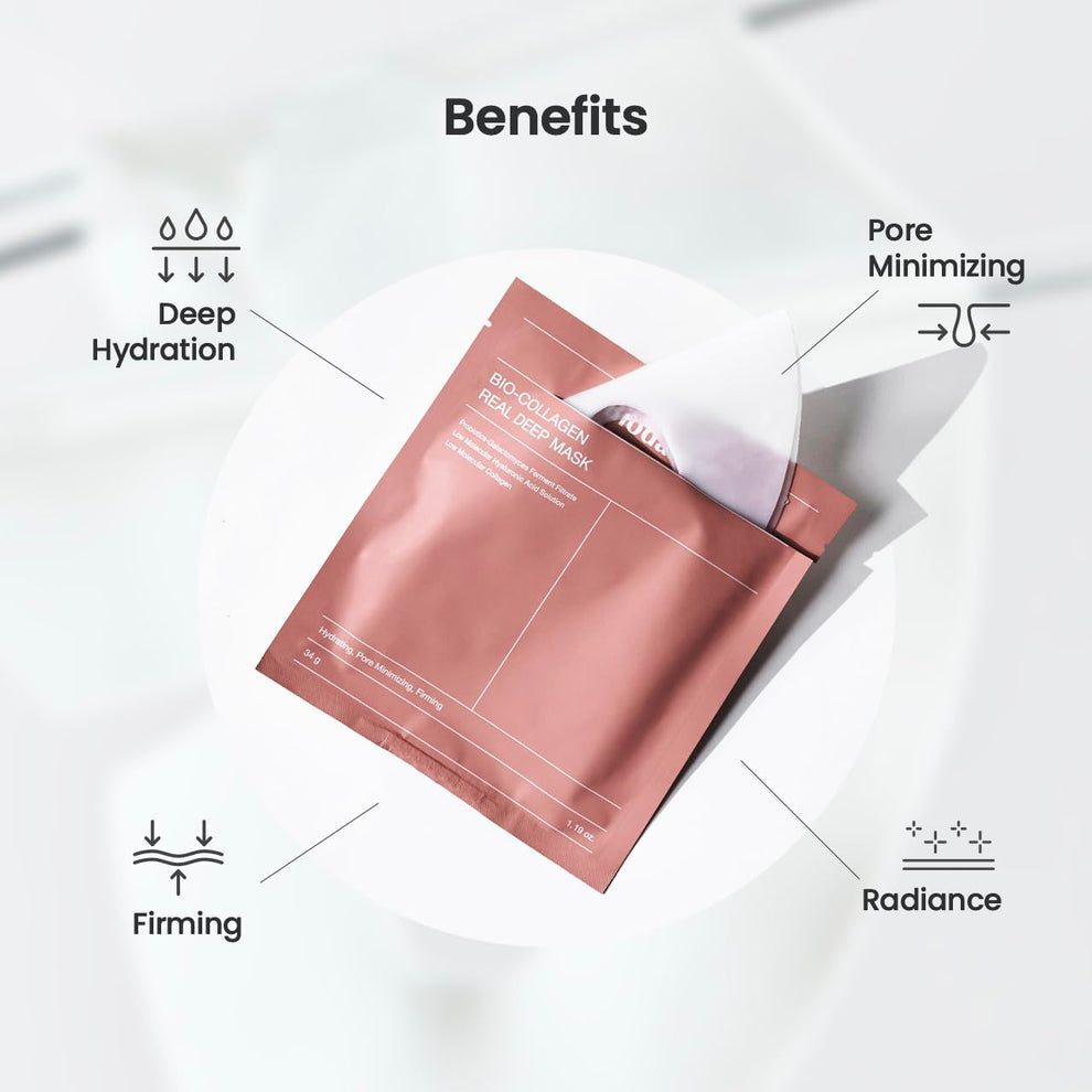 Natural Collagen Face Mask For Hydrated Glowing Skin