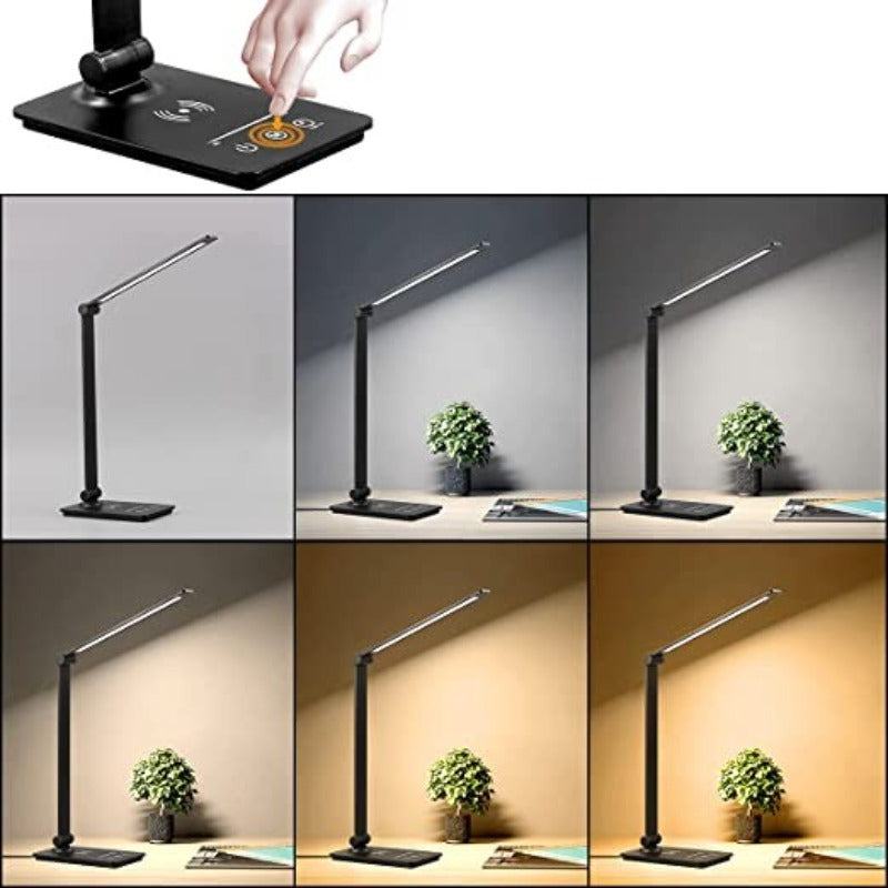 Smart LED Desk Light with Wireless Charger