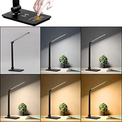 Smart LED Desk Light with Wireless Charger