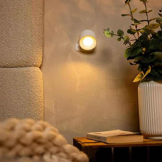 Cordless Rotating LED Wall Light